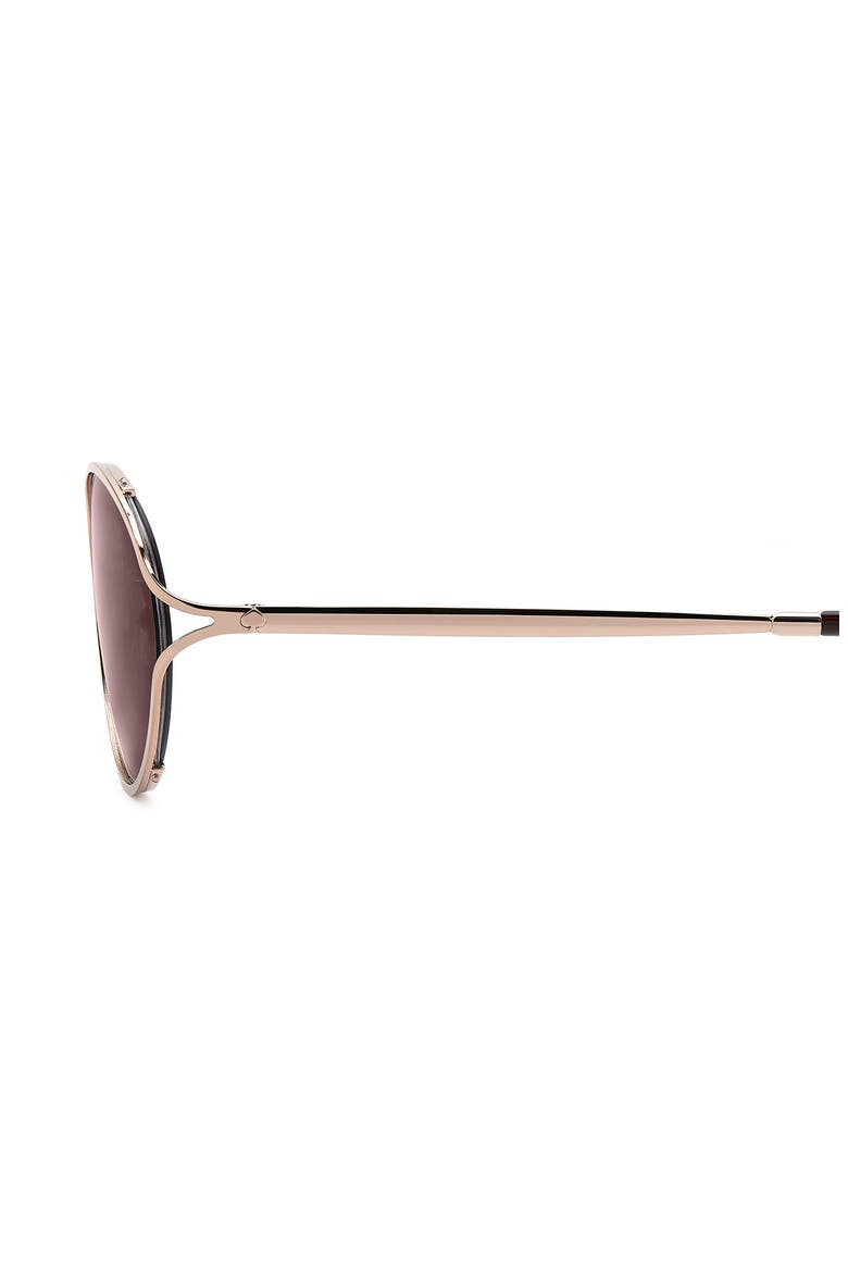 adina 54mm oval sunglasses, Alternate, color, RED GOLD/ PINK