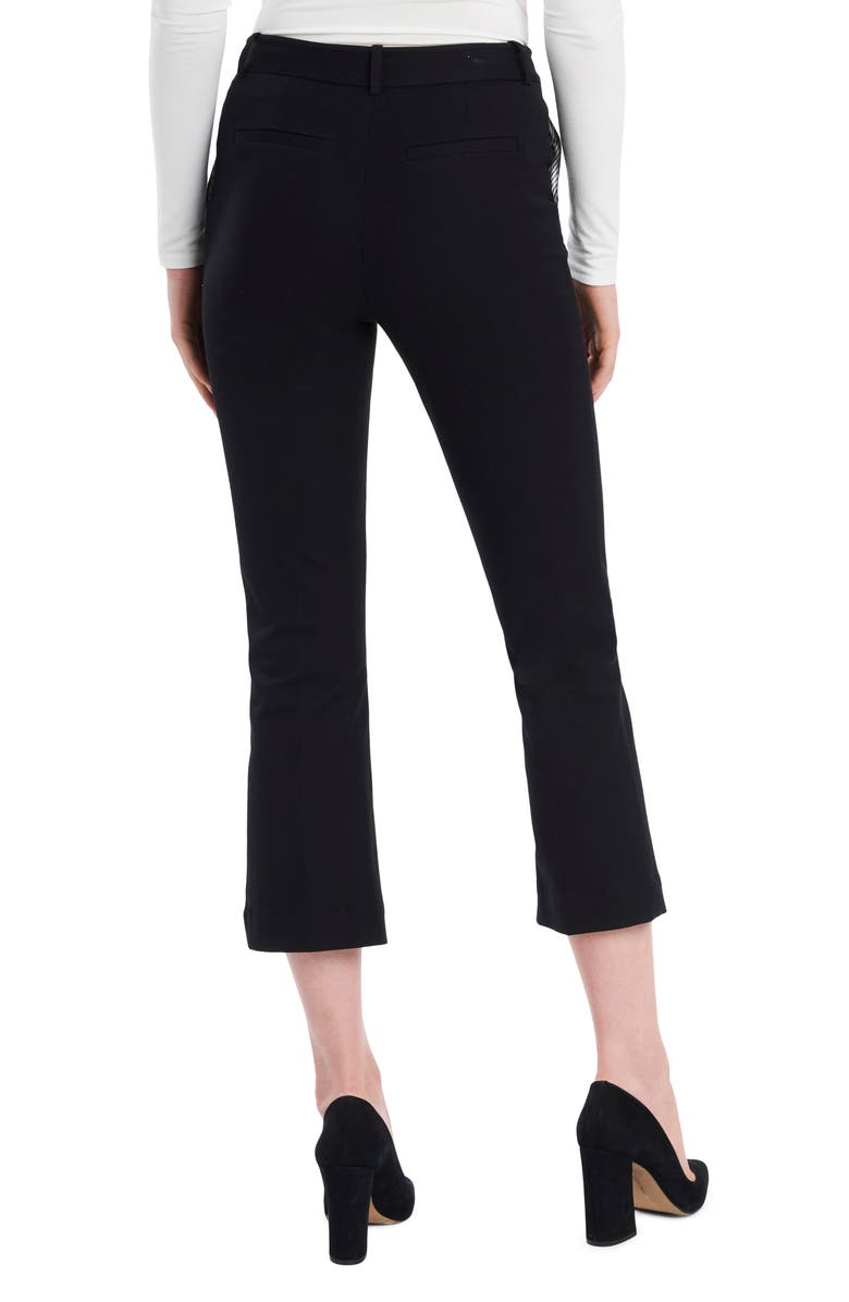 Court & Rowe Flat Front Crop Straight Leg Trousers, Alternate, color,