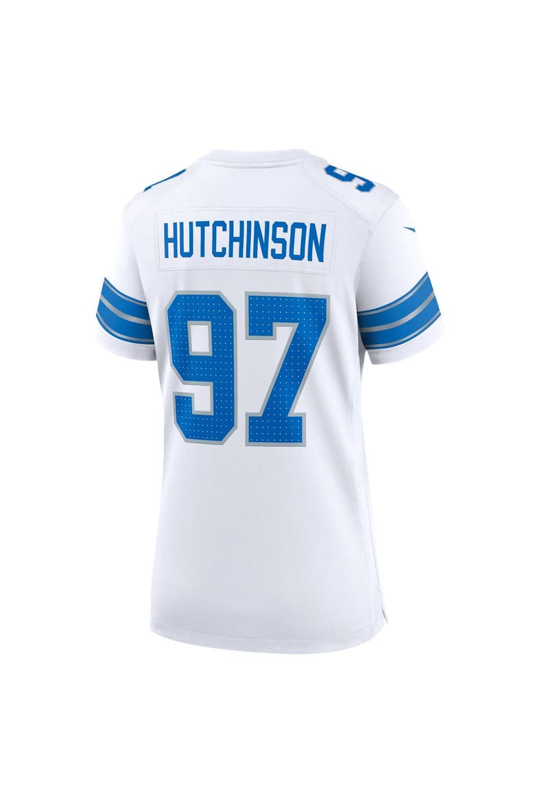 Women's Nike Aidan Hutchinson White Detroit Lions Game Jersey, Alternate, color, White