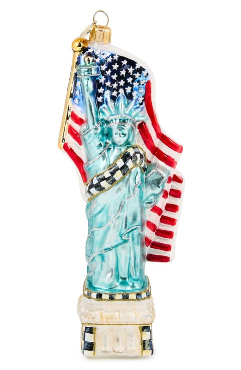 Statue of Liberty Glass Ornament