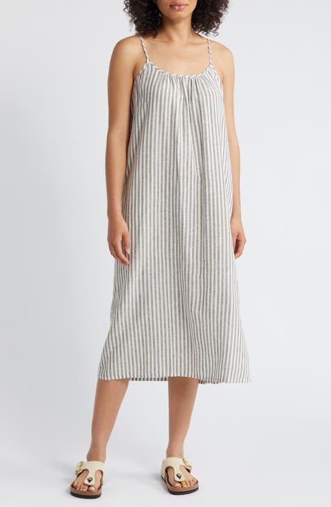 Stripe Linen Blend Sundress