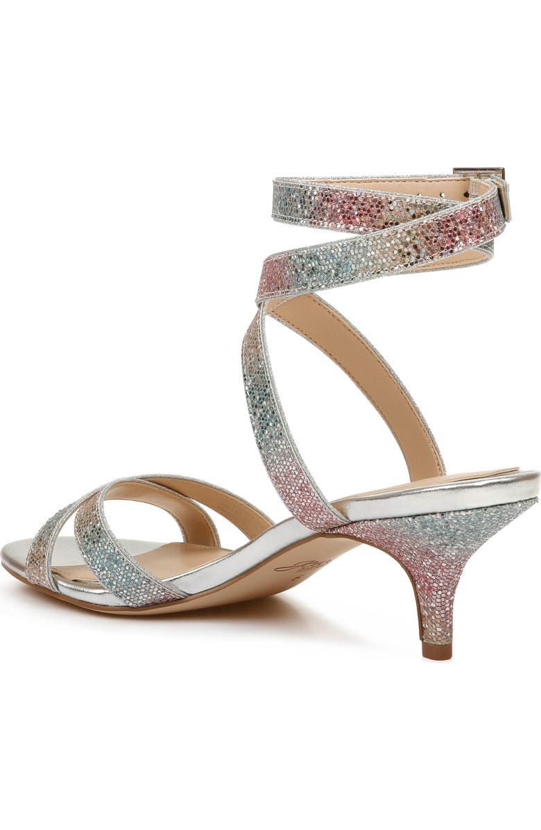 Jewel Badgley Mischka Newton Glitter Sandal, Alternate, color,