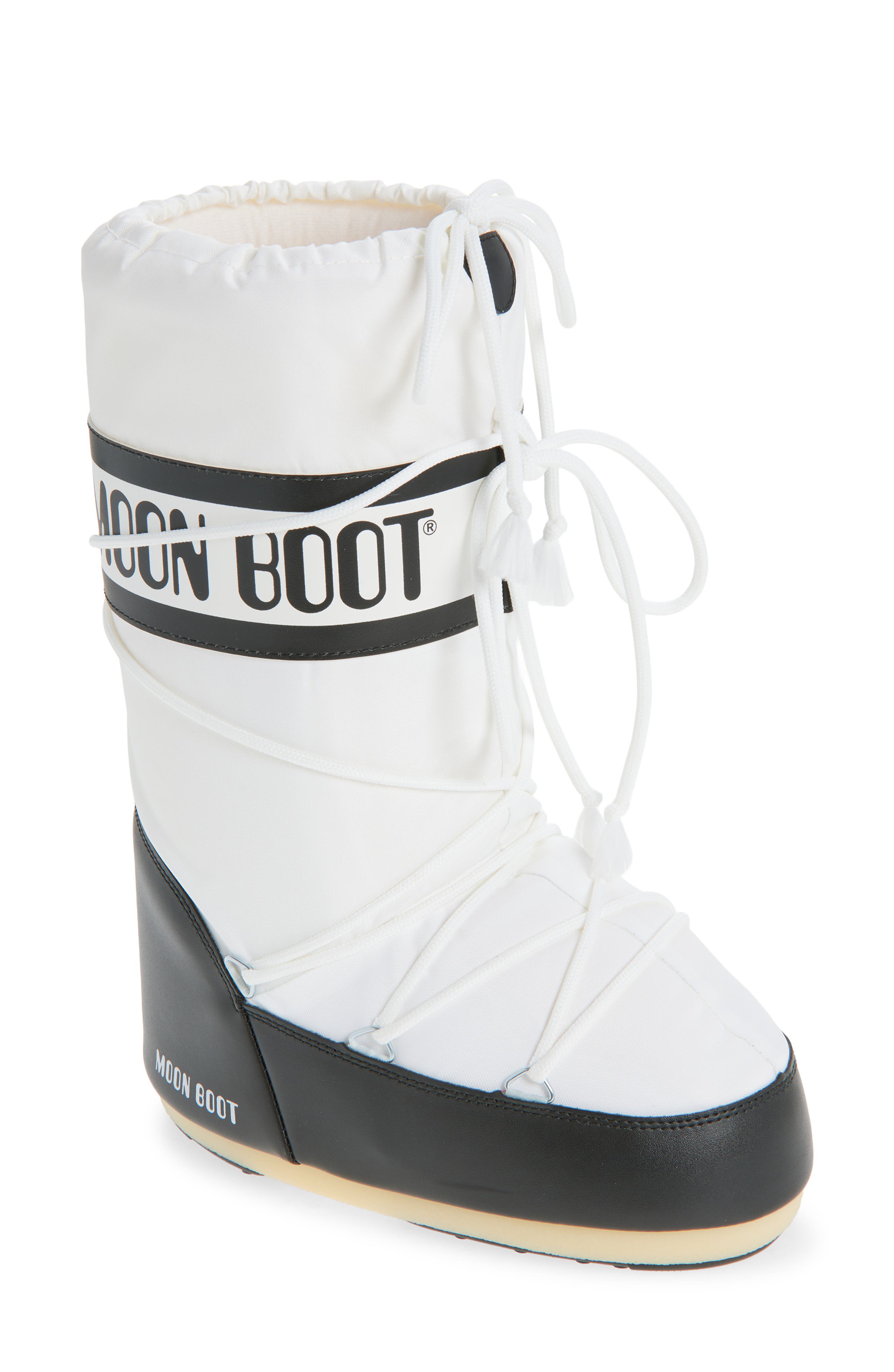 Moon Boot<sup>®</sup> Icon Boot, Main, color, Black/ White