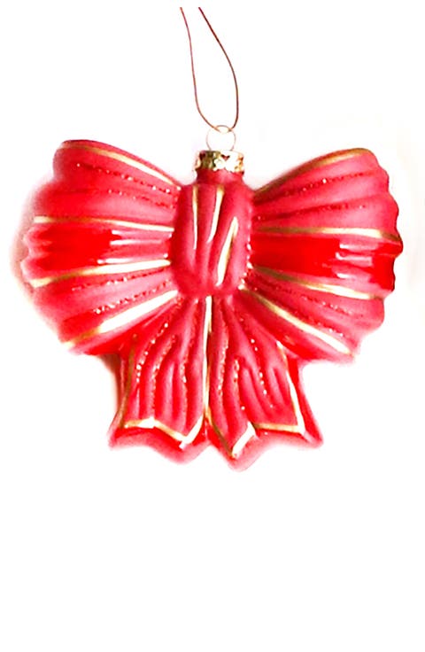 Satin Bow Christmas Ornament