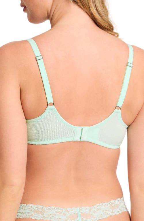 Montelle Intimates Underwire Spacer Balconette Bra In Seafoam