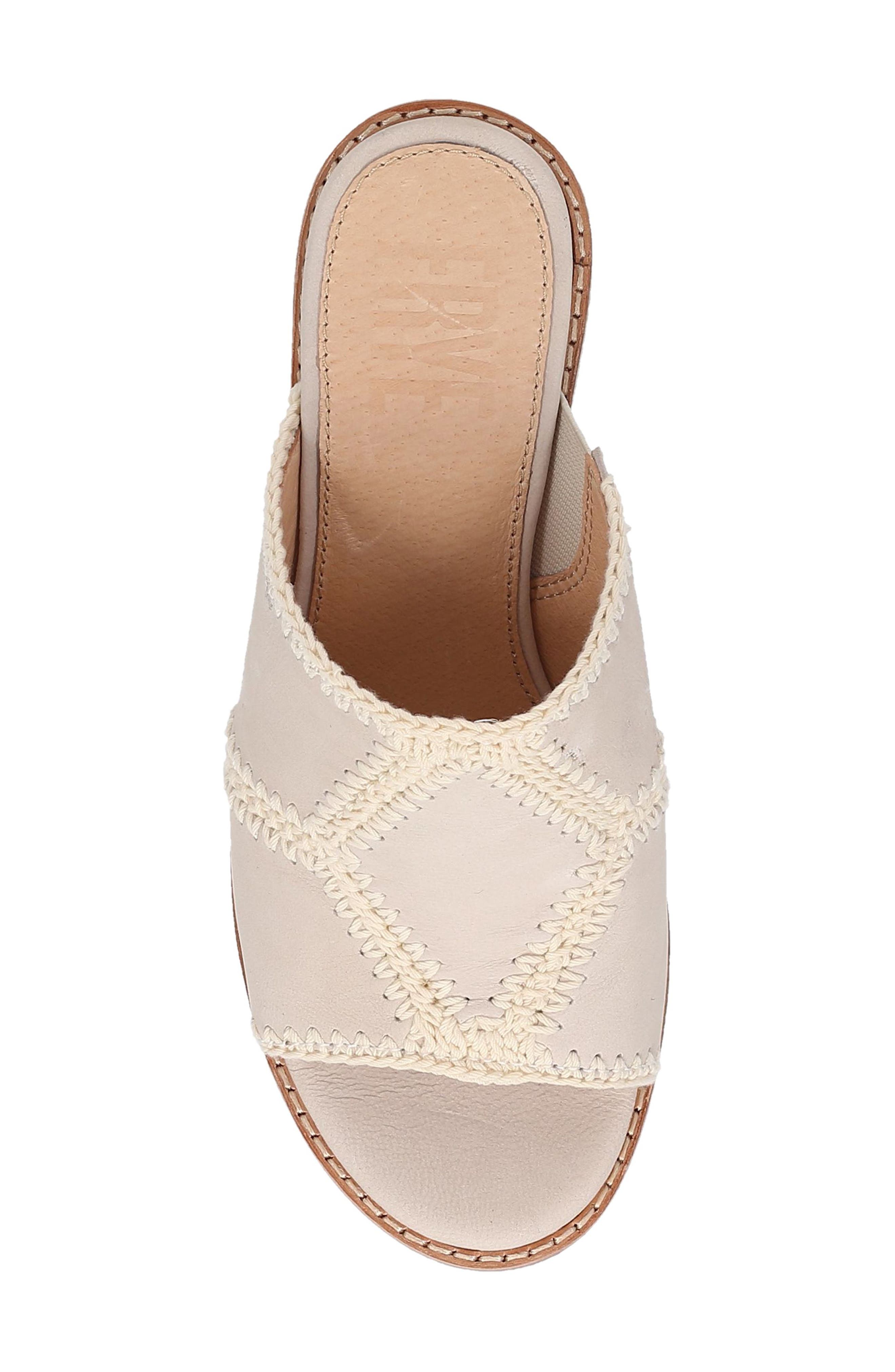 Frye Pipa Crochet Platform Sandal, Alternate, color, 