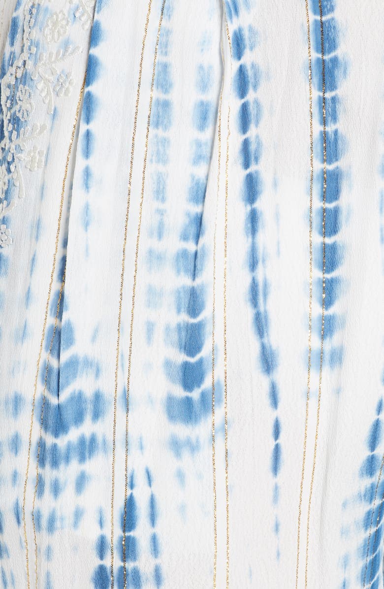 Hemant & Nandita Moss Crepe Cover-Up Pants, Alternate, color, 