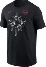 Nike Men's Nike Black Canada Soccer Maple Leaf T-Shirt