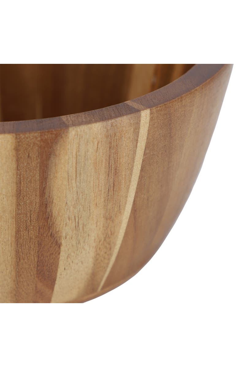 Megachef Acacia Wood Salad Bowl Set, Alternate, color, Acacia