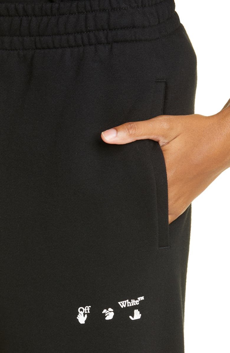 Off-White Logo Cotton Sweatpants, Alternate, color, 