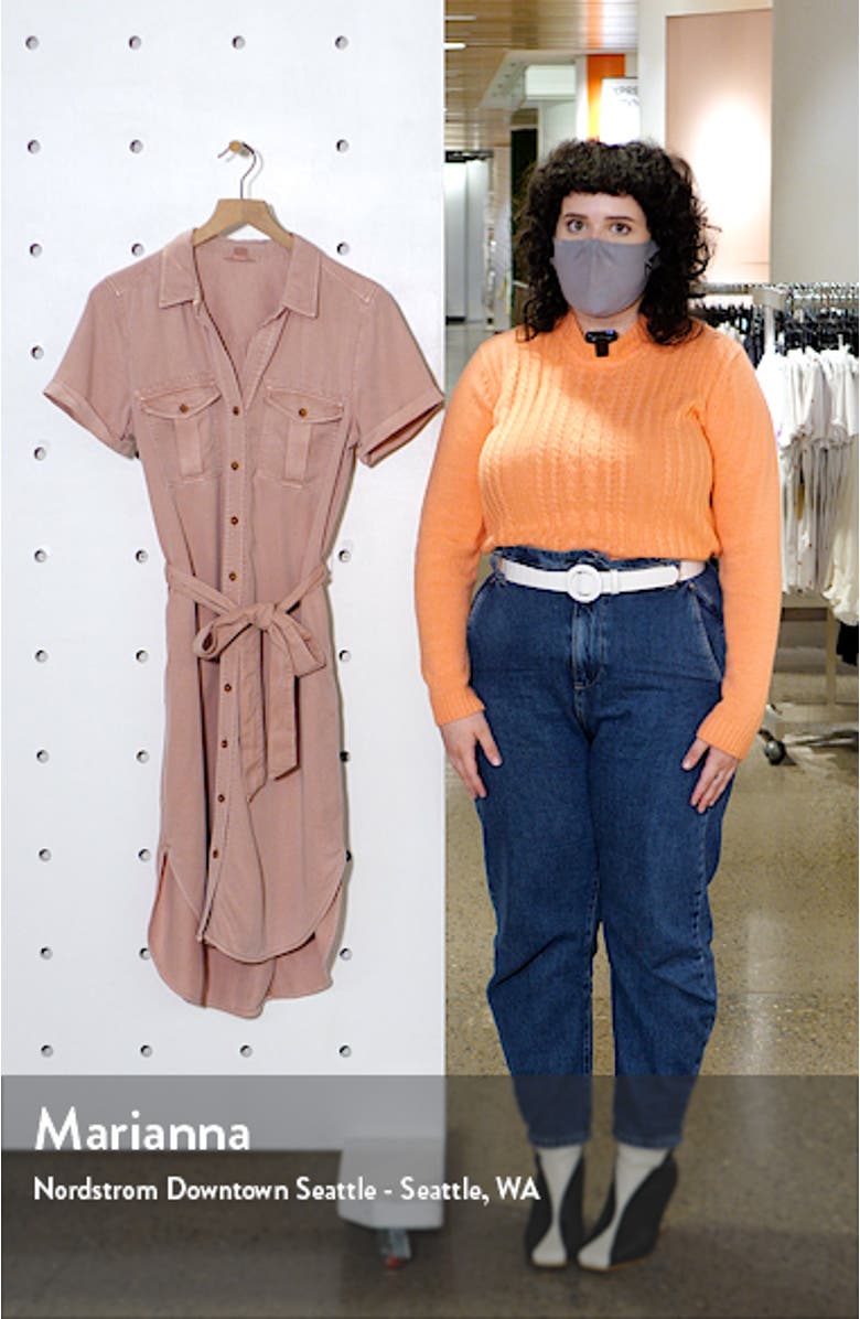 Utility Short Sleeve Shirtdress, sales video thumbnail