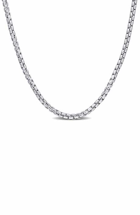 Box Link Chain Necklace, 1.40mm