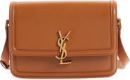 Saint Laurent Medium Solferino Leather Shoulder Bag