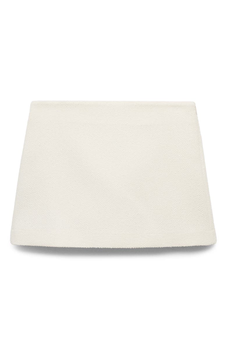 MANGO Tweed Miniskirt, Alternate, color, 