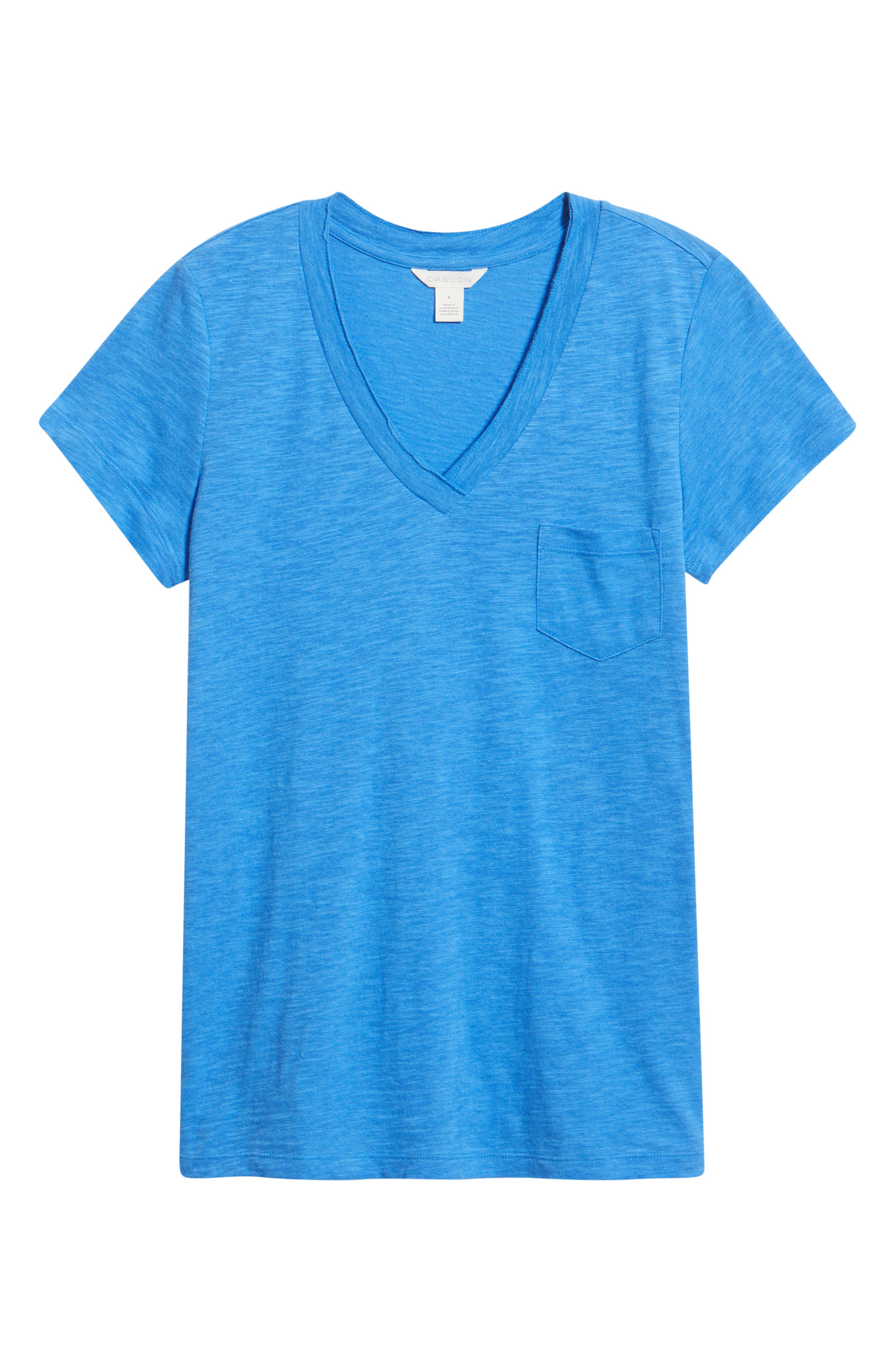 Женские Caslon® Cotton & Modal V-Neck T-Shirt — фото 6