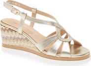 Regarde Le Ciel Madison Slingback Platform Wedge Sandal