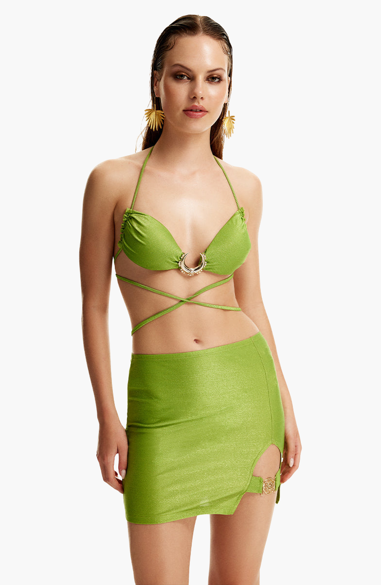 Luna B Scarlett Skirt, Main, color, Green