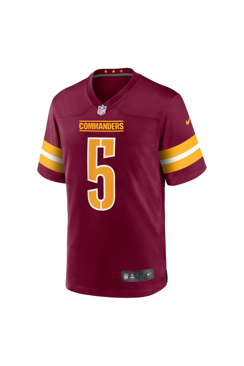 Men's Nike Jayden Daniels Burgundy Washington Commanders  Player Game Jersey, Alternate, color, Burgundy
