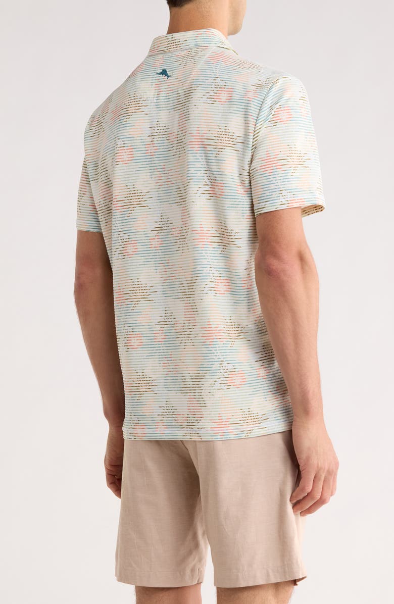 Tommy Bahama Costa Wave Palm Azul Seersucker Stripe IslandZone<sup>®</sup> Polo, Alternate, color, Light Rosemary