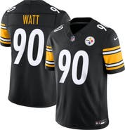 Nike Men's Nike T.J. Watt Black Pittsburgh Steelers Team Vapor F.U.S.E. Stitched Limited Jersey
