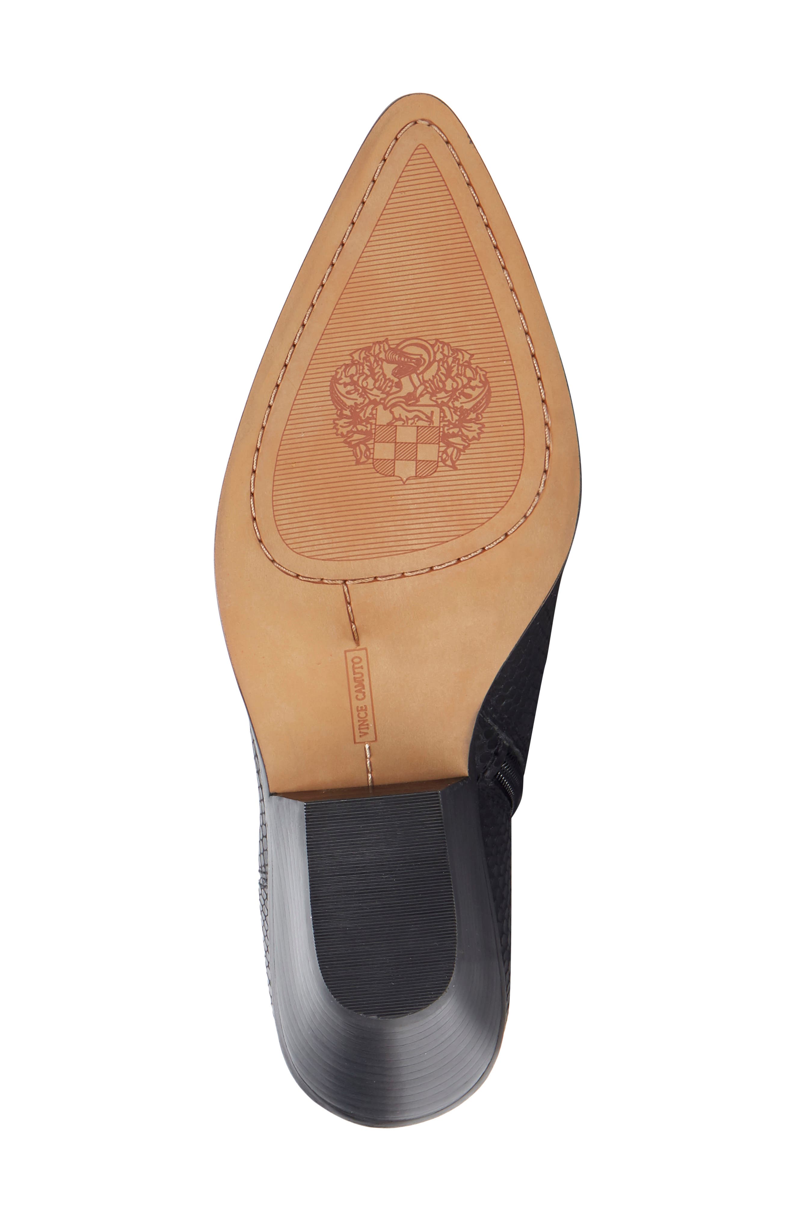 Vince Camuto Jemeila Snake Embossed Bootie, Alternate, color, 