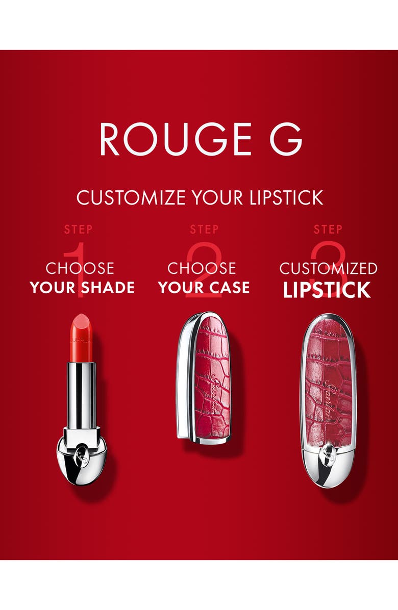 Guerlain Rouge G Stunning Gem Love Customizable Lipstick Case, Alternate, color, 
