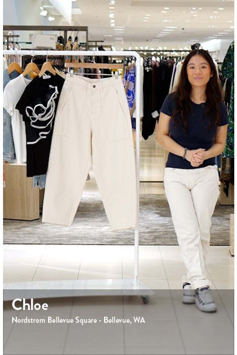 Camille High Waist Crop Straight Leg Jeans video