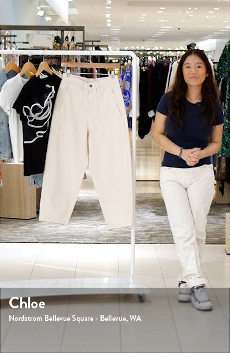 Camille High Waist Crop Straight Leg Jeans, sales video thumbnail