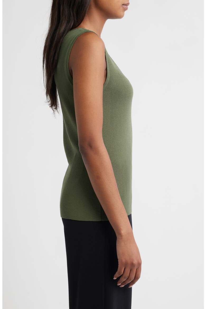 Scoop Neck Sweater Tank, Alternate, color, MARTINI OLIVE