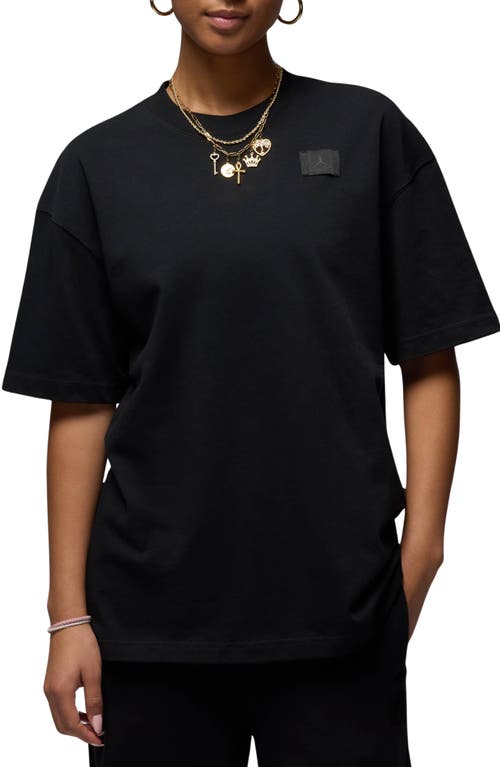 Nike Jordan Flight Essentials Oversized T-shirt In Black