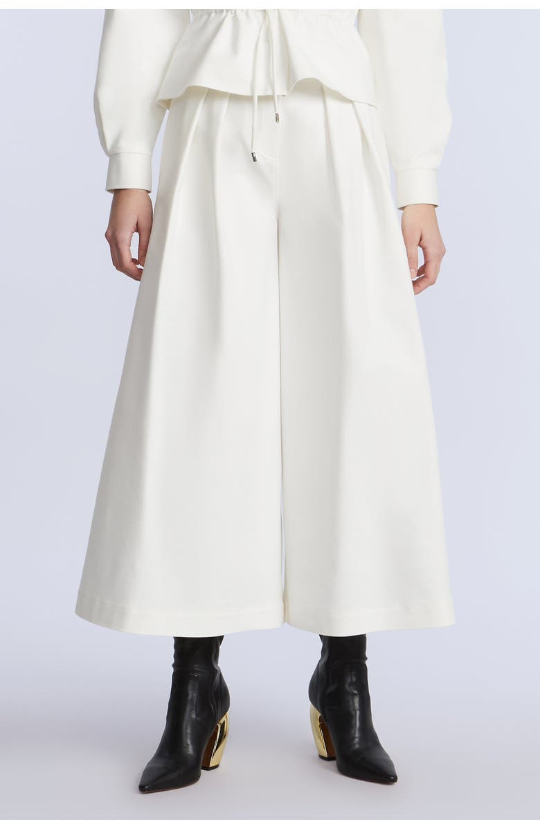 BCBGMAXAZRIA Pleated Front Crop Pant, Alternate, color, Jasmine