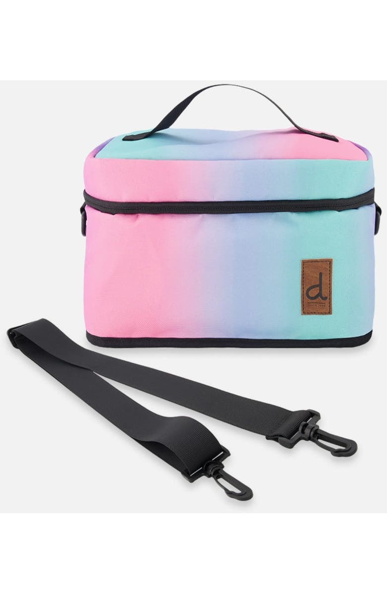 Deux par Deux Gradient Durable Functional Spacious Lunch Box, Main, color, Blue And Mauve Gradient