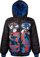 SEGA Sonic the Hedgehog Hooded Puffer Jacket