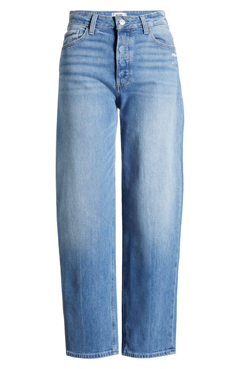 PAIGE Alexis High Waist Ankle Barrel Jeans, Alternate, color, 