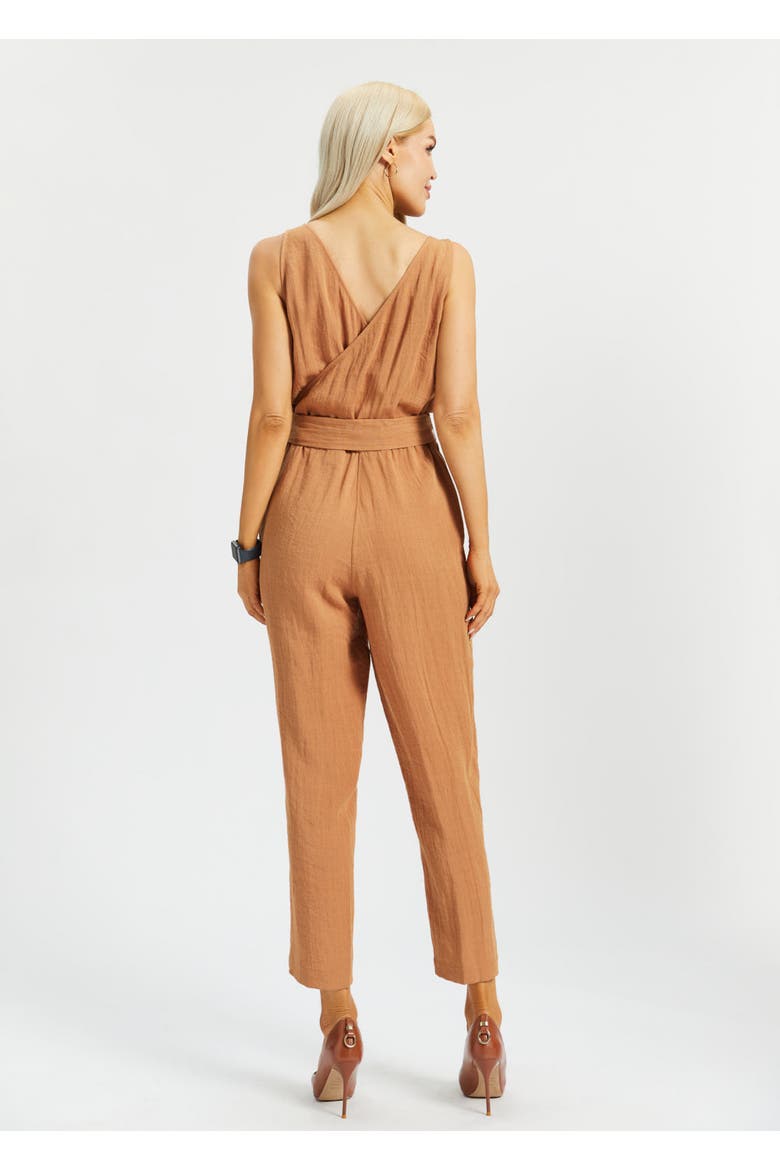 Drift Jumpsuit Linenette, Alternate, color, Sandalwood