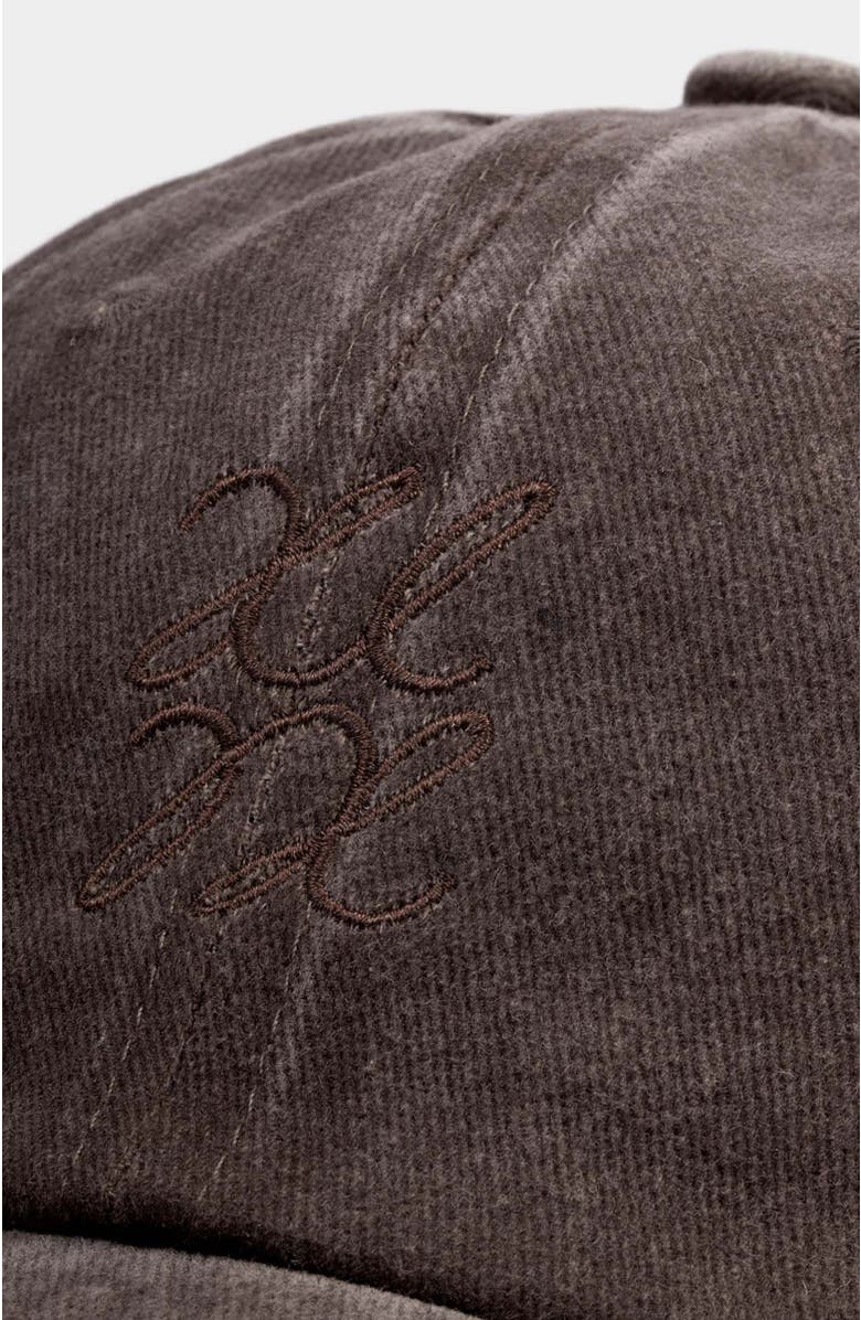 Katie Loxton Embroidered Cap, Alternate, color, Chocolate