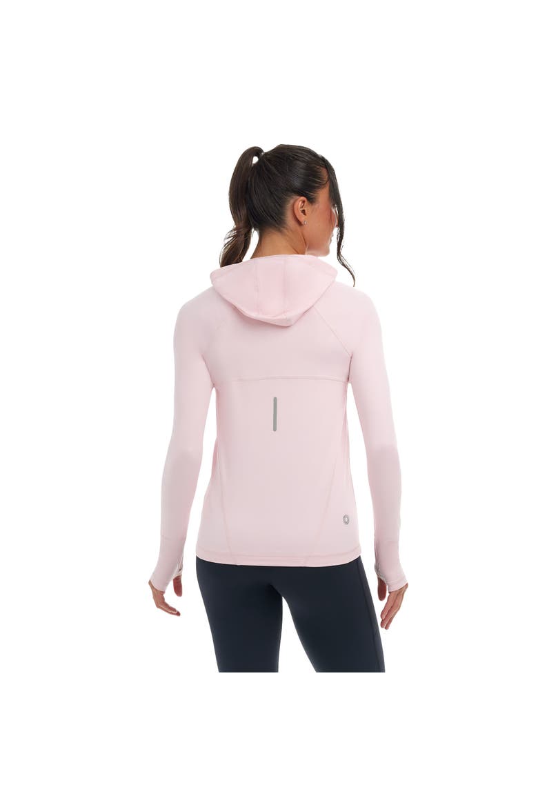Women's Long Sleeve Full Zip Hoodie Jacket with Sun and UV Protection, Alternate, color, Tickle Me Pink