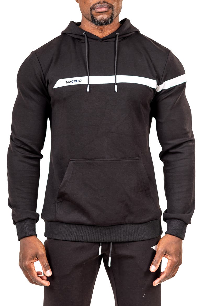 Marthyr Logo Hoodie, Main, color, BLACK