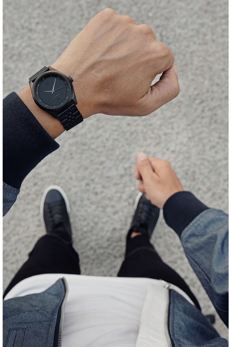 MVMT Rise Bracelet Watch, 39mm, Alternate, color, BLACK