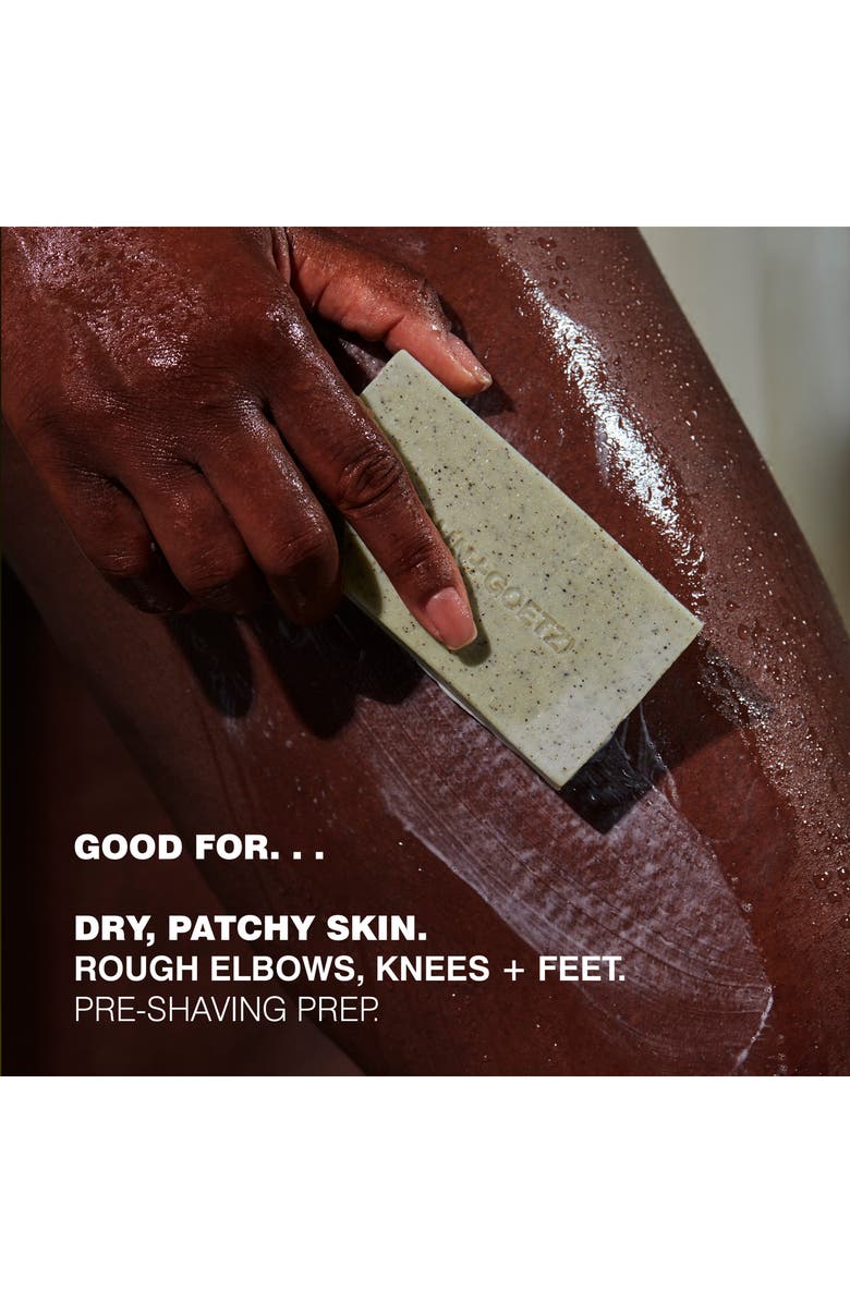 MALIN+GOETZ Mandelic Acid Exfoliating Bar in Eucalyptus, Alternate, color, Light Green