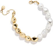 BaubleBar Johna Bead & Faux Pearl Bracelet