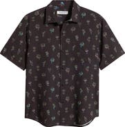 Tommy Bahama Bahama Coast Neon Sips IslandZone® Short Sleeve Button-Up Shirt