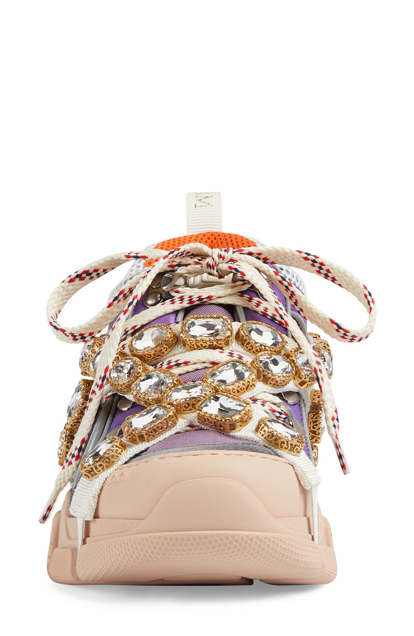 Flashtrek Jewel Embellished Sneaker, Alternate, color, LAVENDER/ BLUE
