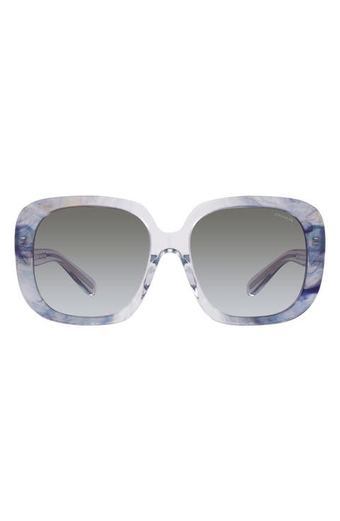 56mm Square Sunglasses