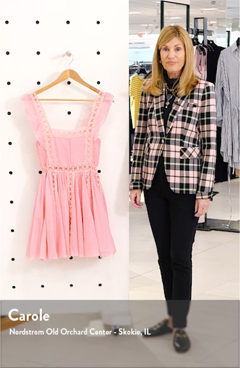 Verona Lace Trim Minidress, sales video thumbnail