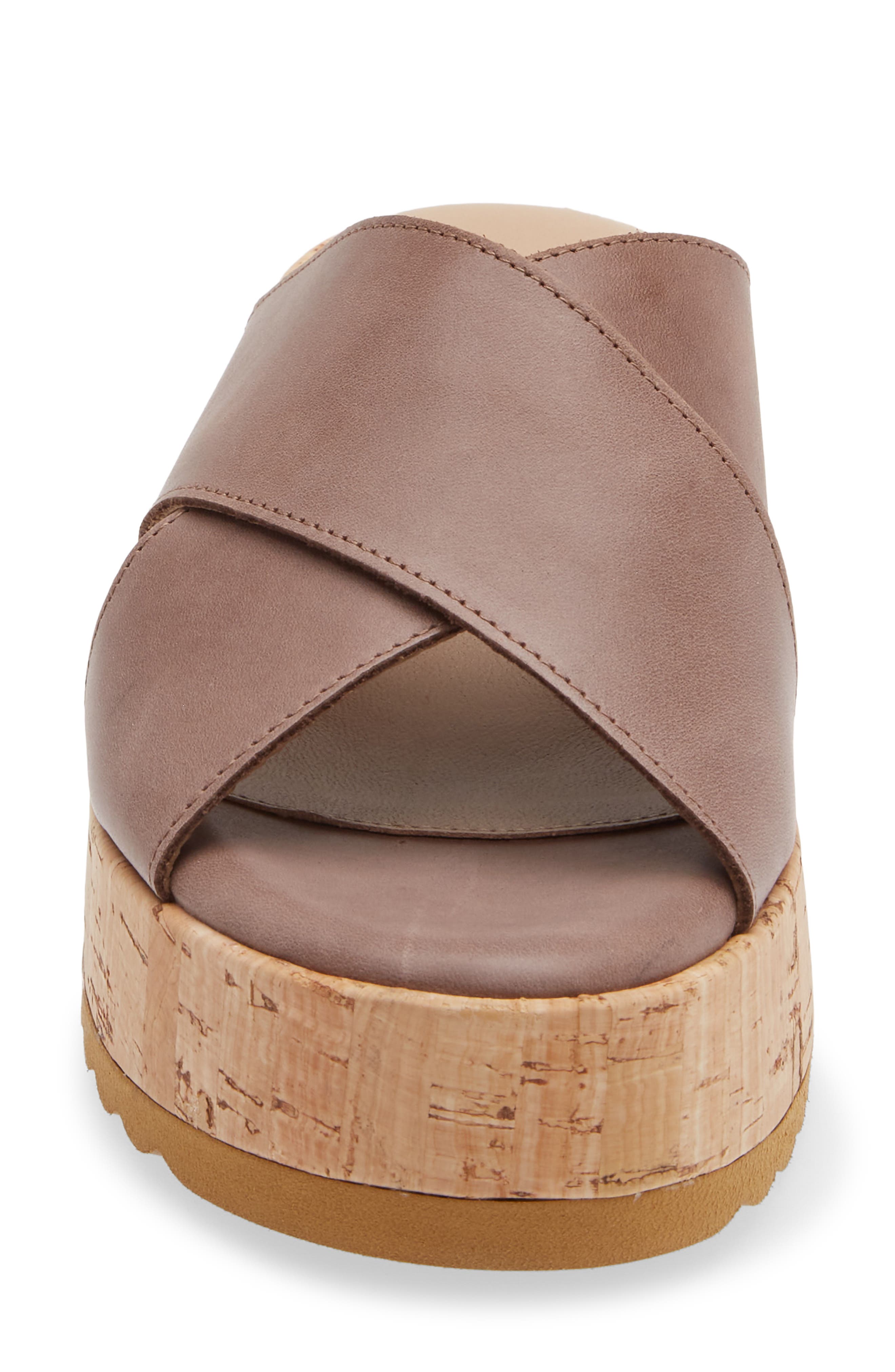 Cordani Kali Platform Slide Sandal, Alternate, color, Tmoro Leather