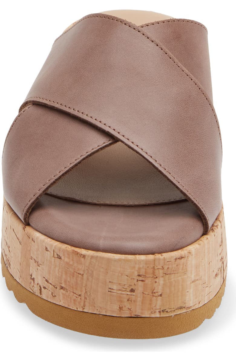 Cordani Kali Platform Slide Sandal, Alternate, color, Tmoro Leather