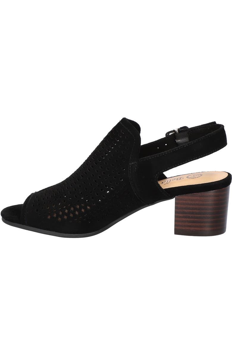 Bella Vita Emmalyn Sandal, Alternate, color, Black Suede Leather