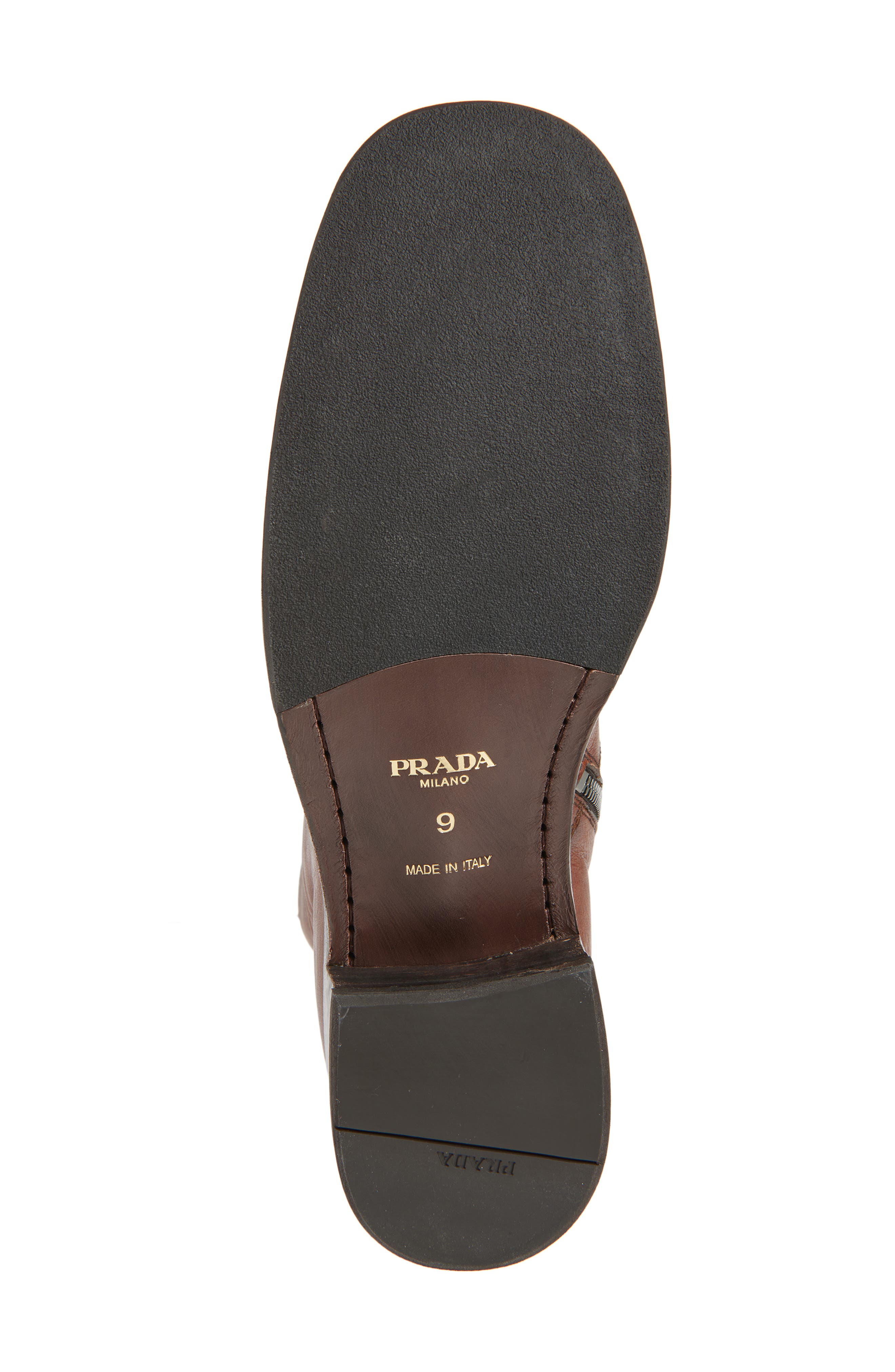Prada Stivale Boot, Alternate, color, Cacao
