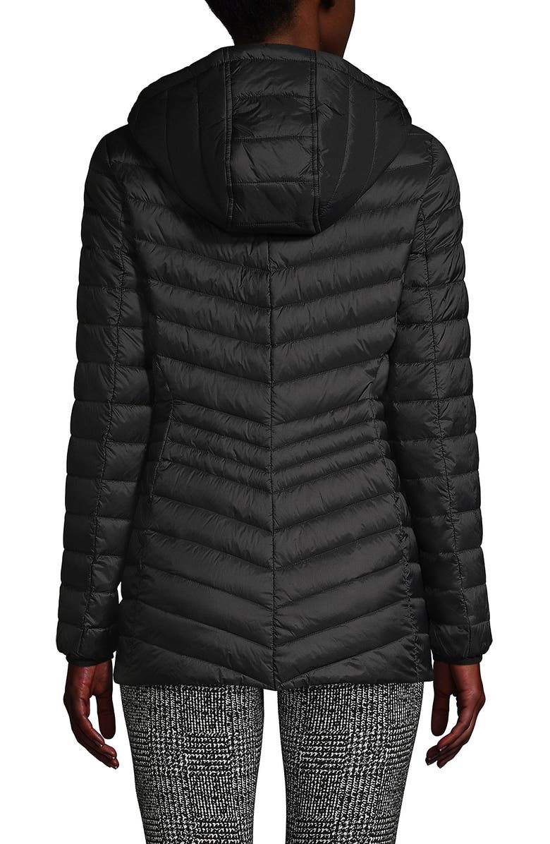 Lands' End Ultralight Packable Down Jacket, Alternate, color, Black